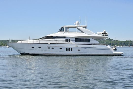 84 Viking princess super luxury yacht marina del Rey 