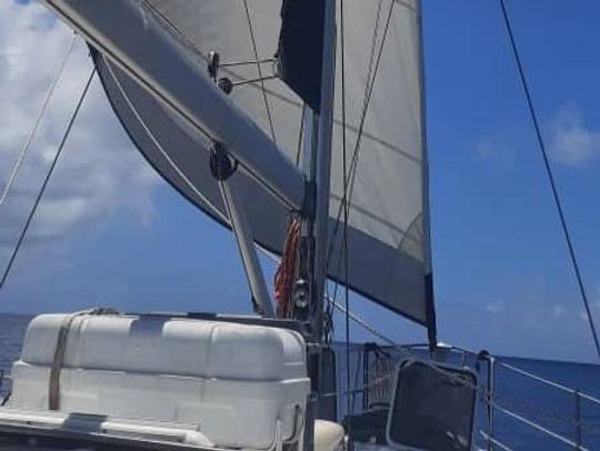 Beuatiful sailboat perfect for visiting the stunning beaches of Las Terrenas 