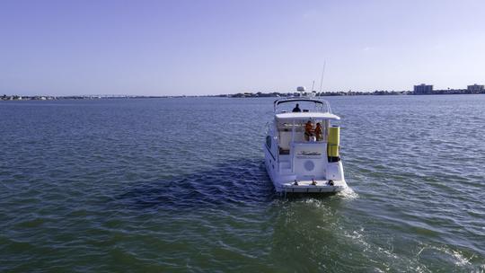 Embark on a Luxurious Adventure: Charter Our Stunning 2004 Silverton Yacht!