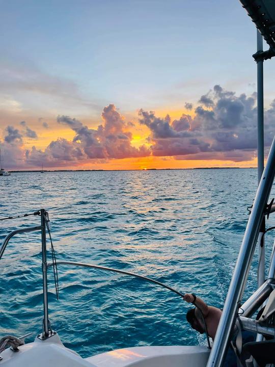 Captained 42' Sailing Catamaran with 3 cabins and all the toys 