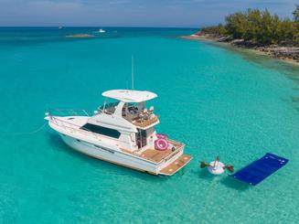 45ft Silverton Convertible Yacht for charter! Best of its size on the Island!!!