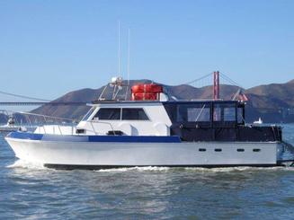 Versatile 38ft Delta Boat for Events, Fishing, and Whale Watching