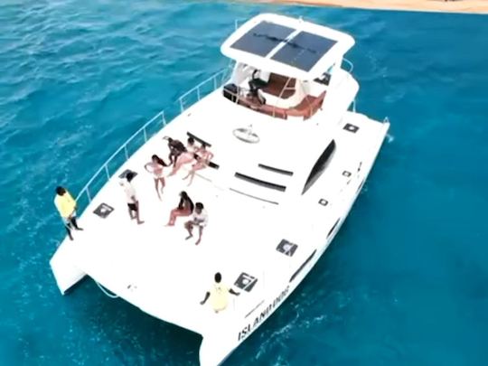 Private 55ft Custom Power Catamaran Frau Verr Ocho Rios