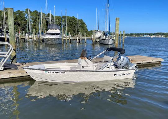 Starting at $50 HR | 16ft Center Console | York River | Fishing license included