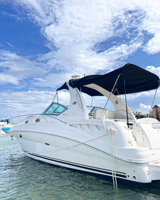 Sea Ray 32 ft for your day Cruising in Cancun