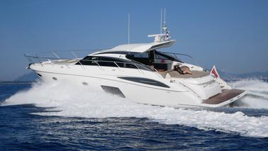 Luxury Princess V62 Sport Power Mega Yacht Rental in Cote d'Azur, France