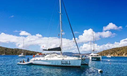 TORTOLA BVI - NAVEGAÇÃO PRIVADA DE UM DIA EM UM CATAMARÃ PRIVILEGE DE 48 pés