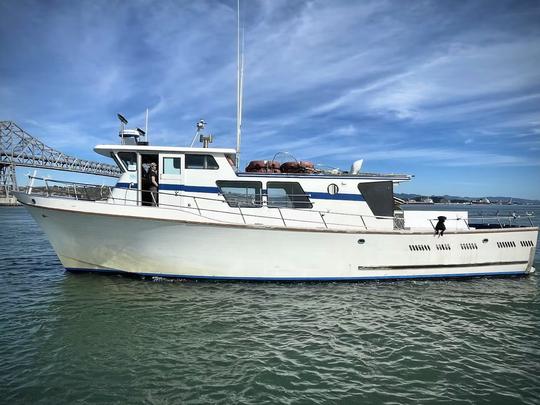 Bateau charter de 53 pieds à San Francisco (certifié pour 44 passagers)