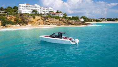 SCHAEFER V33 Luxury speedboat 34ft charter from Marigot, Saint Martin