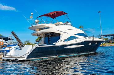 50ft Ocean Pro Flybridge Motor Yacht Rental in Rio de Janeiro, Brazil