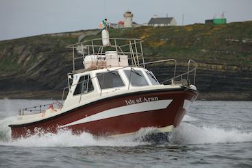 Location de voyage de pêche sur l'île d'Aran, sur l'océan Atlantique ou dans l'estuaire du Shannon 