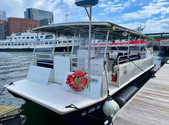 Fun for the whole crew! 30 passenger charter boat available in Boston!