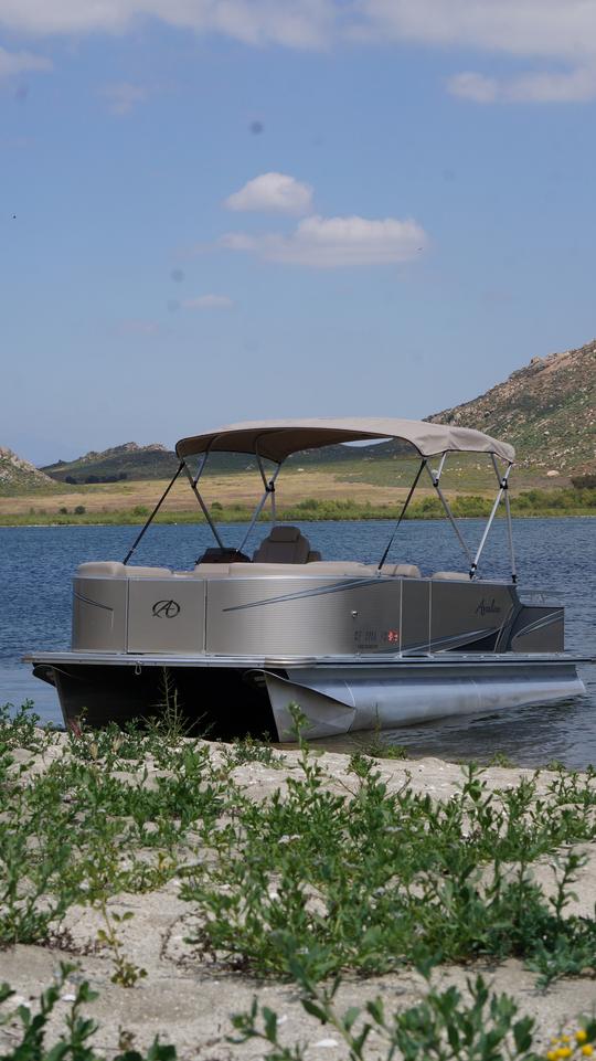 2021 AVALON 2285 FISHER TOUCH ANY LAKE BAY OR RIVER IN SOCAL on 10 Seater Toon!