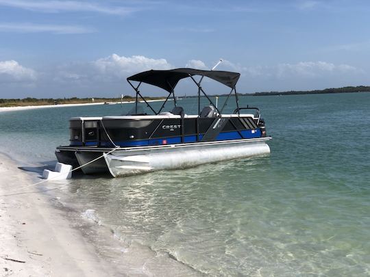 ¡Crest Tritoon en Madeira Beach, Florida!