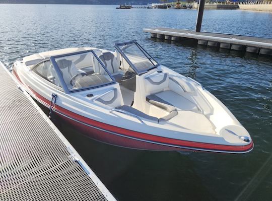 Larson 205S, 260HP for rent in Kelowna - up to 8 people