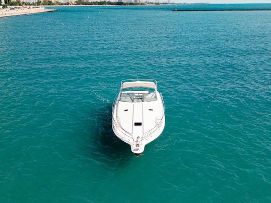 Disfrute de Chicago en este yate Sea Ray Express Cruiser de 45 pies, ¡perfecto para fiestas! 