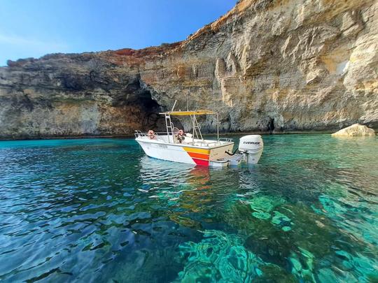 MALTA Gozo Comino Caves Caves Crystal/Blue Lagoon - Passeios de barco privados