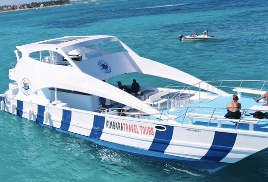 Yacht privé 5 étoiles de luxe à Punta Cana avec capitaine et équipage tout compris !