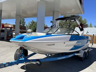 23ft Moomba Wakeboat for SURFING in the MOUNTAINS!!!