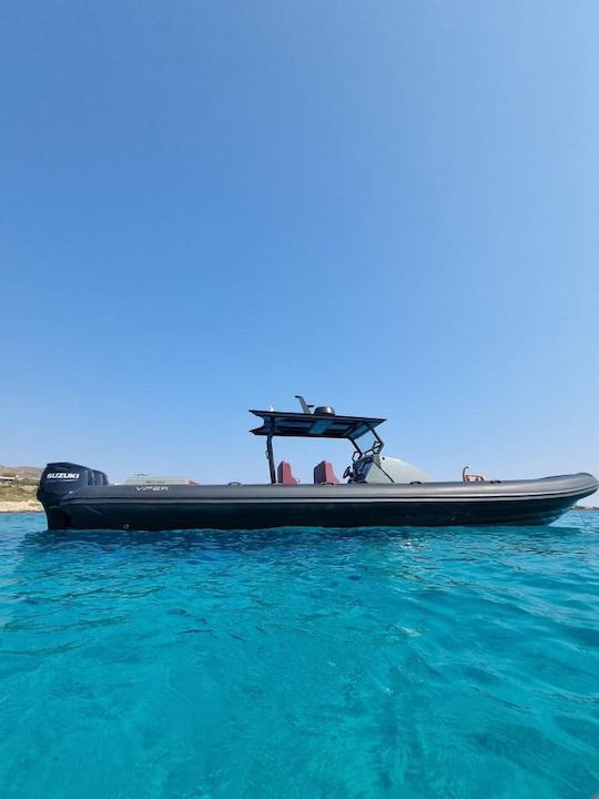 Alquiler de barcos RIB desde Paros-Antíparos y traslados marítimos