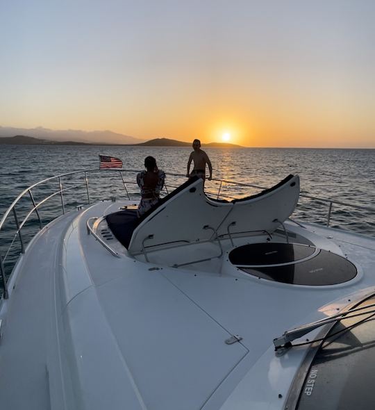 Yacht de 65 pieds Fairline Targa - Croisière au coucher du soleil, yacht de luxe de 17 h à 20 h