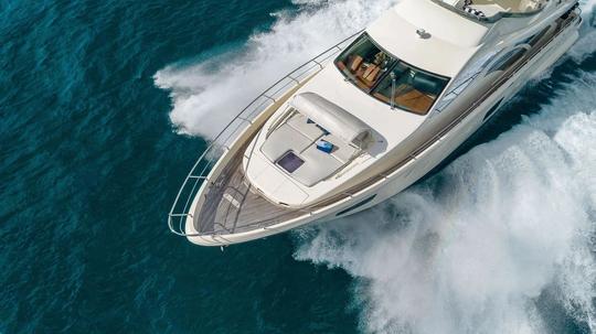 Luxury 75’ft yacht with Captain and Crew