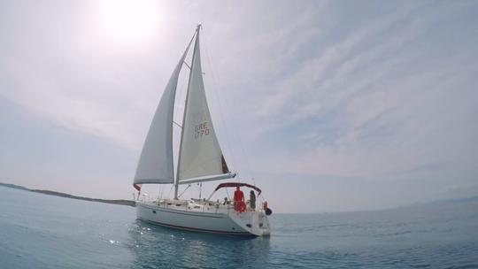 Sail Ionian islands with skippered Dufour 43