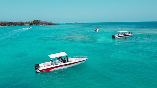 Experimenta la emoción del mar Caribe en un barco deportivo