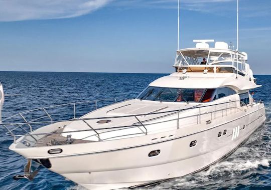 Le plus grand yacht de Washington | 4500$, 4 heures tout compris | Yacht Viking Flybridge de 65 pieds