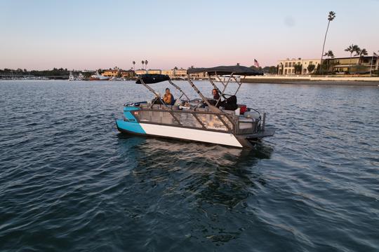 Newport Beach Wine and Cheese Pontoon Cruise