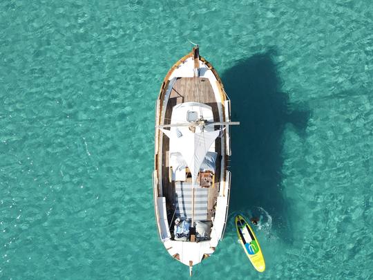 Mykonos Morning Cruise On A Private Traditional Wooden Boat