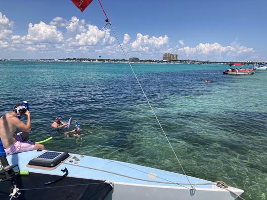 Relaxing Catamaran Adventure: Snorkel, Sail, Dolphins