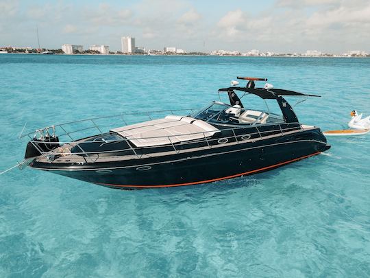 Hermoso Sea Ray de 43 pies, con capacidad para 15 personas con inflables y tabla de remo