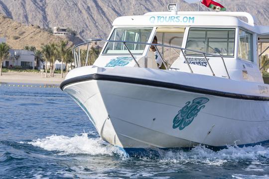 Avistamiento exclusivo de delfines en Silvercraft 36CC en Muscat, Omán