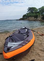 Inflatable kayak 2+1 seats