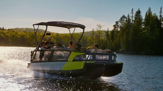 Aluguel de barcos pontoon Sea-Doo Switch de 21 pés em Carpentersville, IL (assentos 8)