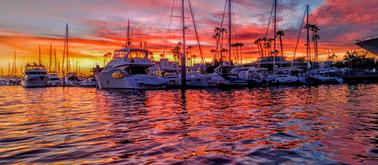 Brunch-Dinner-Party Boat Cruiser. Marina Del Rey. Los Angeles. Venice. SM