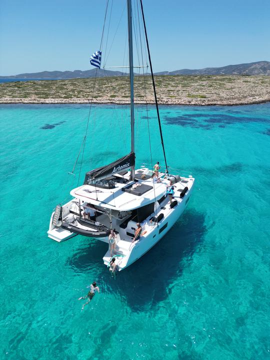 Location de catamaran de croisière Lagoon 42 Artemis à Naxos, Grèce