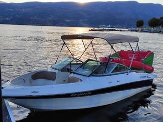 Speedboat Four Winns H180 for rent. No license required