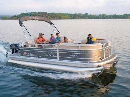 Party, Swim, Relax Aboard 2022 Suntracker Party Barge