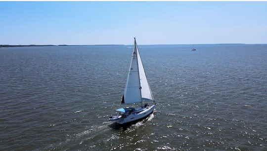 Voilier Catalina de 43 pieds avec capitaine situé à Rock Hall, Maryland