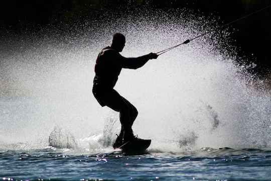 Wakeboarding in Negombo, Sri Lanka