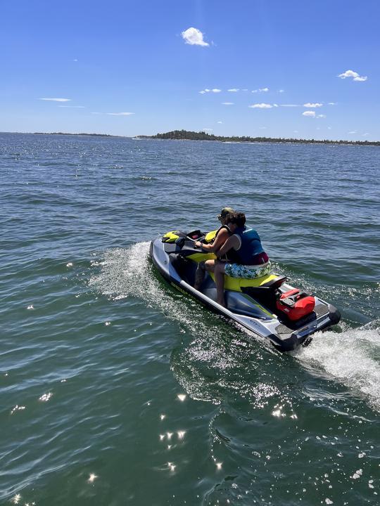 Two 2022 Seadoo Jet skis with Sound System at Lake Folsom