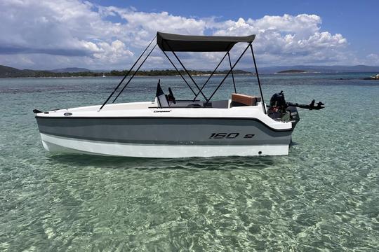 The Sailor's Ride 160e Center Console for 6 People in Paros, Greece