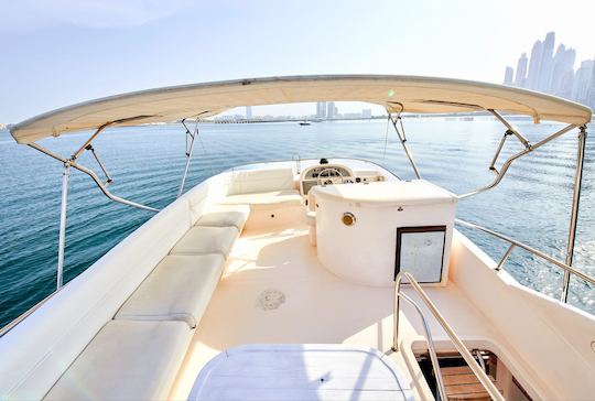 Charter Luxury 50' Majesty Yacht — 3 Bedrooms, up to 18 Guests in Dubai Marina 