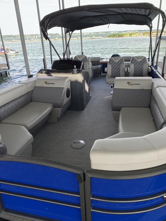 Summer Time Fun « 2023 24ft. Bateau ponton » @ Lake Ray Hubbard