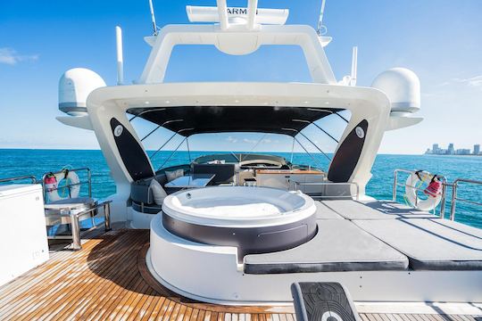 Amazing 100 Ft Azimut with Jacuzzi and water toys