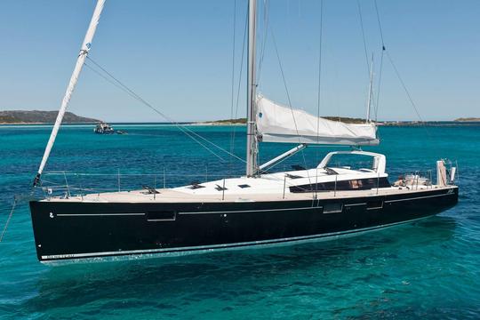 Beneteau Sensé 55ft Luxury Sailboat Rental in Cote d'Azur, France