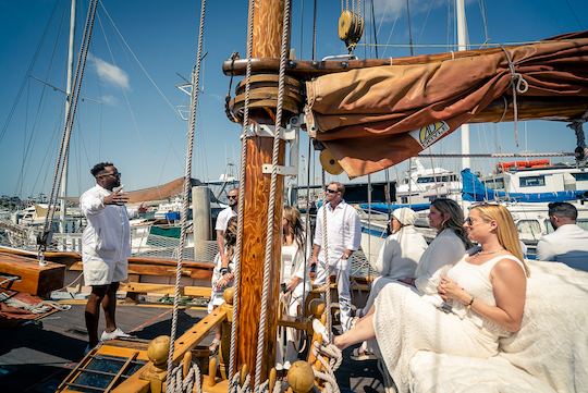 Enjoy the best of Mission Bay aboard a Captained 85' Wooden Viking Style Ketch