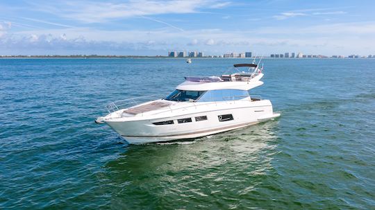 Marco Island Luxury Prestige 550 Flybridge Yacht With Flybridge 59ft